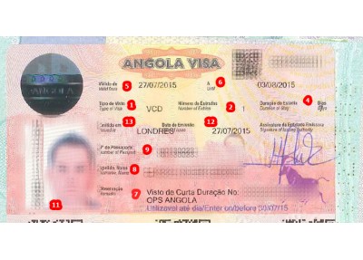Angola visa